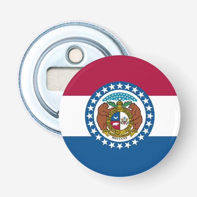 Missouri State Flag Bottle Opener (Front)