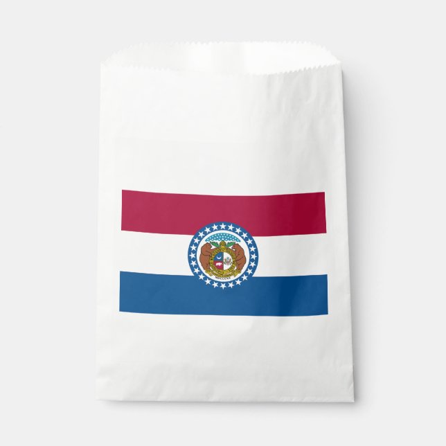 Missouri State Flag Favour Bag (Front)