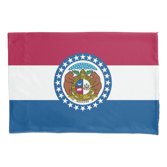 Missouri State Flag Pillowcase (Front)