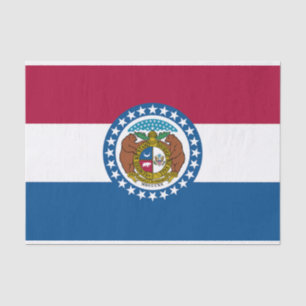 Missouri State Flag Tissue Paper