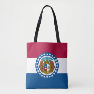 Missouri State Flag Tote Bag