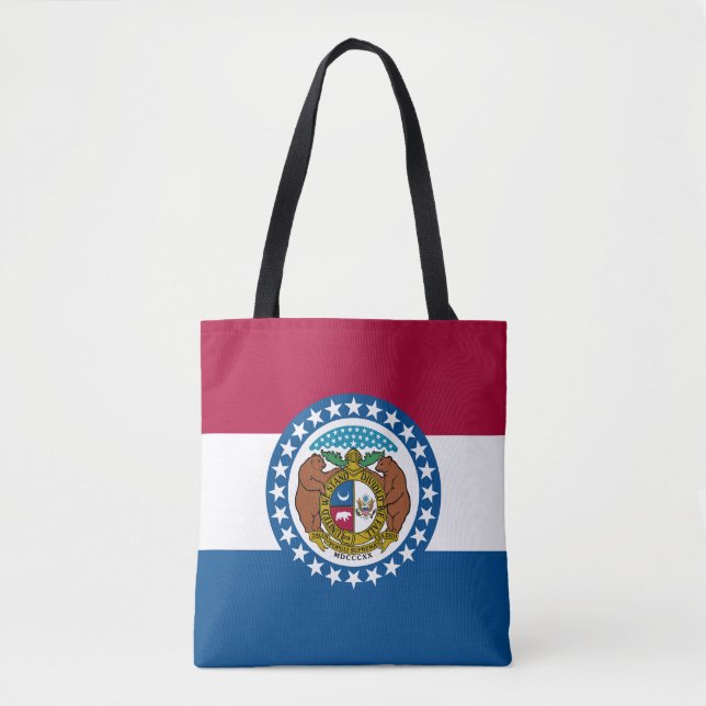 Missouri State Flag Tote Bag (Front)