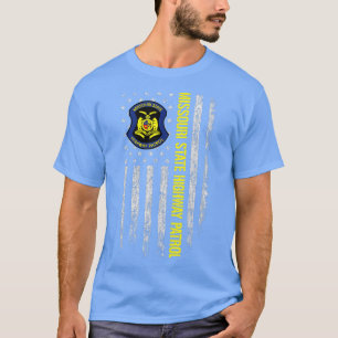 Missouri State Highway Patrol American Flag 1  T-Shirt