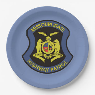 Missouri State Highway Patrol Large Paper Plate