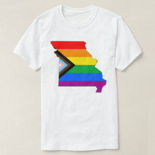 Missouri State Pride LGBTQ Progress Pride T-Shirt