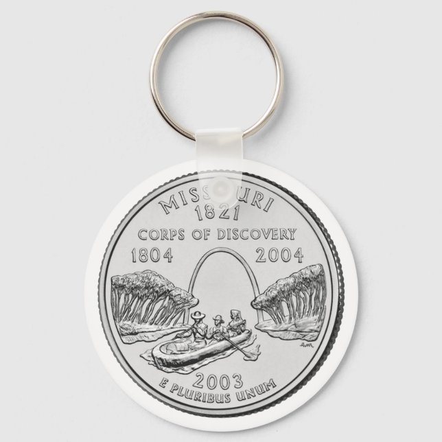 Missouri State Quarter Keychain (Front)