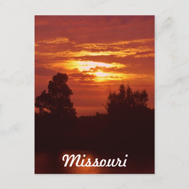 Missouri sunset postcard (Front)