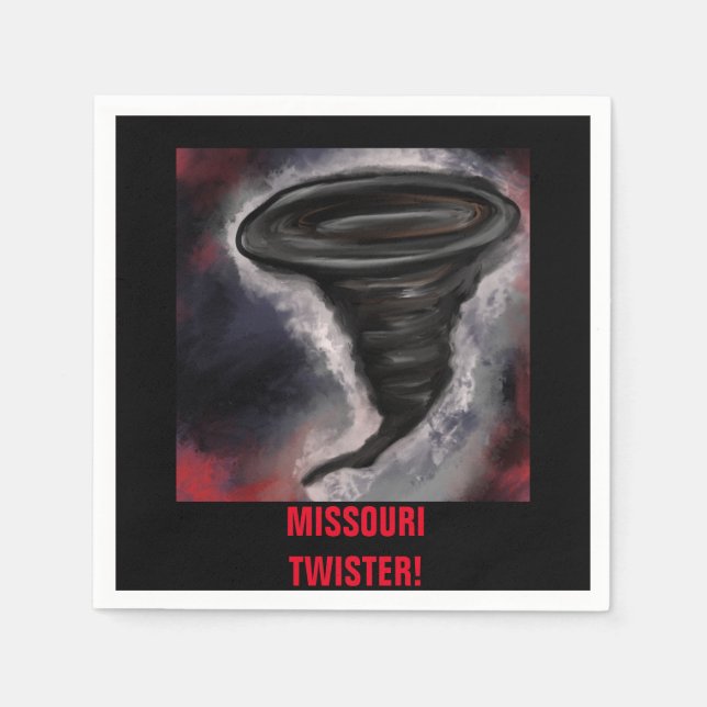 MISSOURI TWISTER NAPKIN (Front)