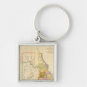 Missouri US Keychain