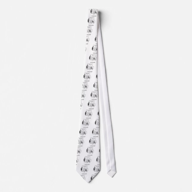 Misspelled Tombstone Tie (Front)