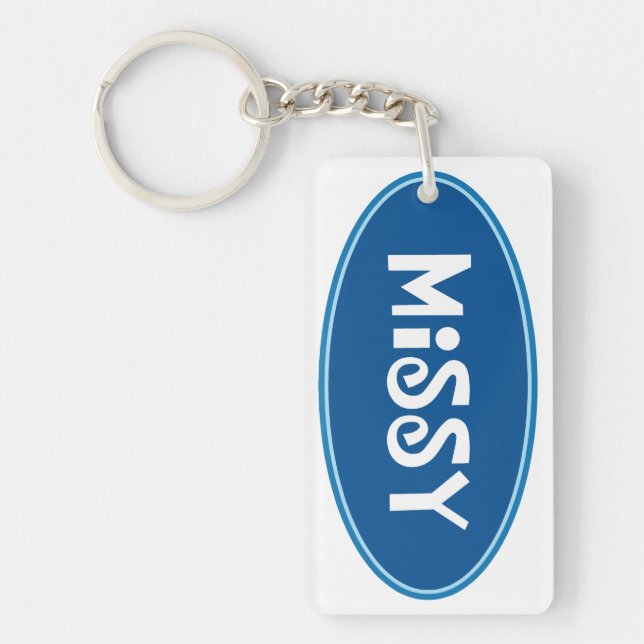 "MISSY" Keychain (Front)