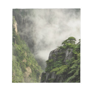 Mist among the peaks and valleys of Grand Canyon Notepad