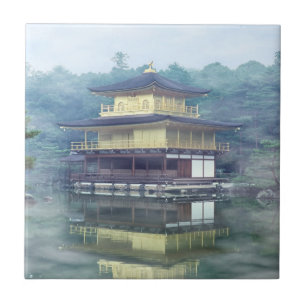 Mist on the Golden Pavilion - Kyoto Tile