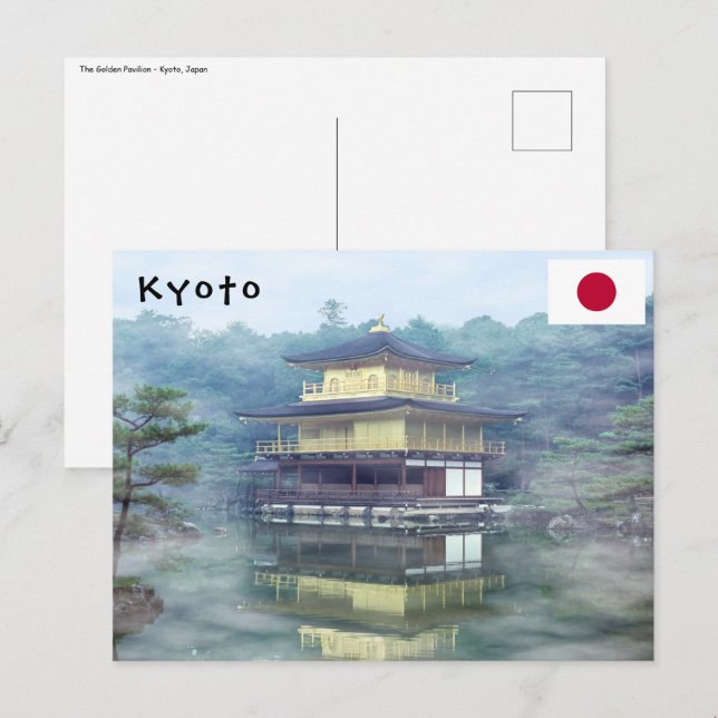 Mist on the Golden Pavilion Postcard (Front/Back)