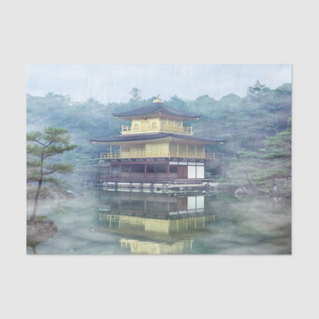 Mist on the Golden Pavilion Tissue Paper (Front)