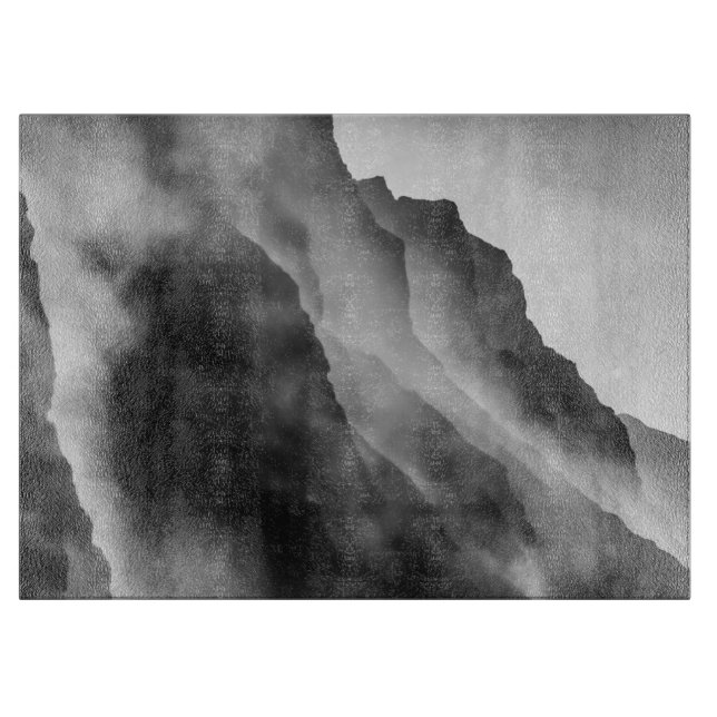 Mist on the rocks cutting board (Front)