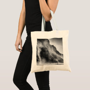 Mist on the rocks tote bag