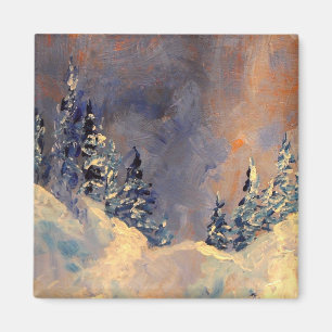 Mist on the Snow Peak 2009 Magnet
