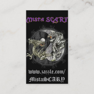 Mista SCARY Dragon Tiger Yin- Yang Profile Card