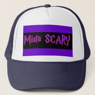 Mista SCARY Purple Logo Baseball  Trucker Hat