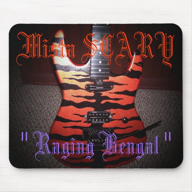 Mista SCARY Raging Bengal Mousepad Custom (Front)