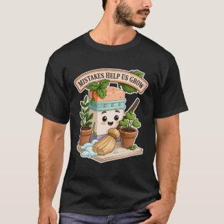 Mistakes Help Us Grow Cute Eraser Motivation T-Shirt