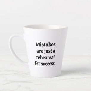 Mistakes Latte Mug