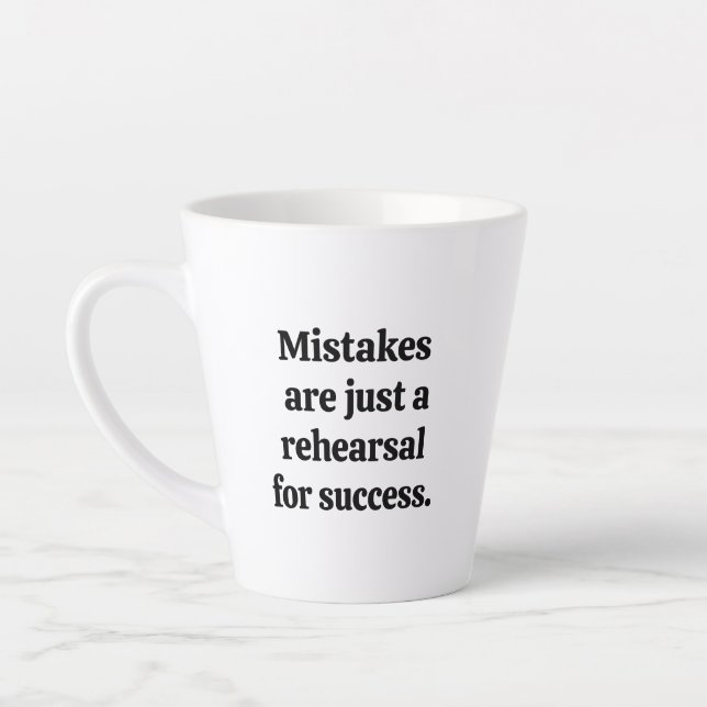 Mistakes Latte Mug (Left)