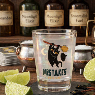 Mistakes Were Made Halloween Shot Glass – Funny