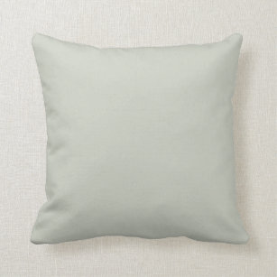 Misted Mint Pastel Green Solid Colour SW 0059 Throw Pillow