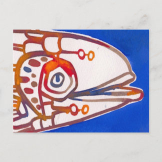 Mister Blue Fish postcard