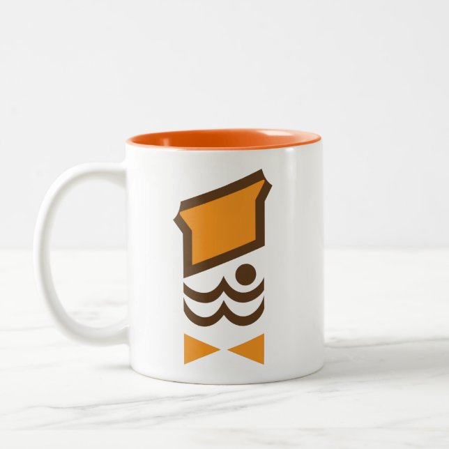 Mister Donut Two-Tone Coffee Mug (Left)