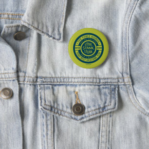 Mister Grinch   Stink Stank Stunk 2 Inch Round Button