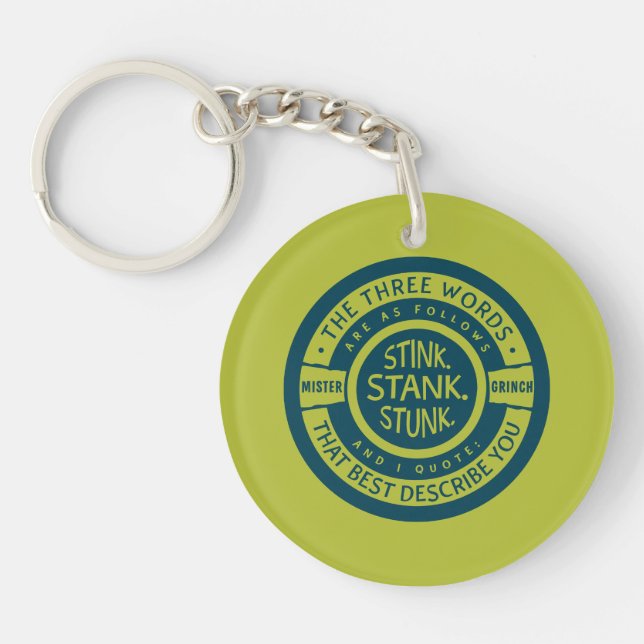 Mister Grinch | Stink Stank Stunk Keychain (Front)