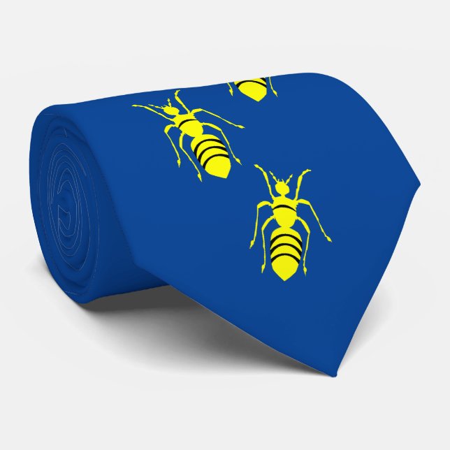 Mister Hornet bleu Cravate (Roulé)