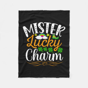 Mister Lucky Charm Fleece Blanket
