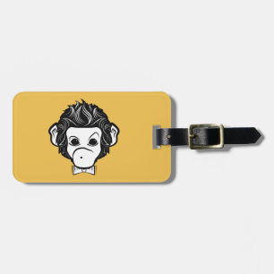 mister monkey luggage tag