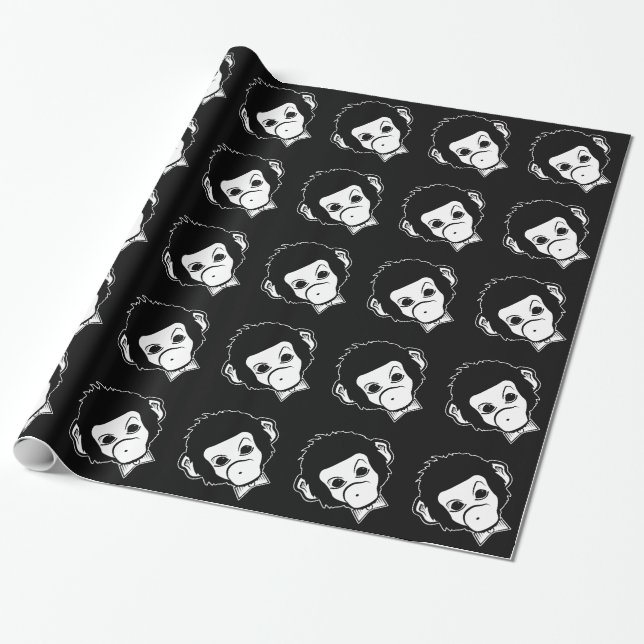 mister monkey wrapping paper (Unrolled)