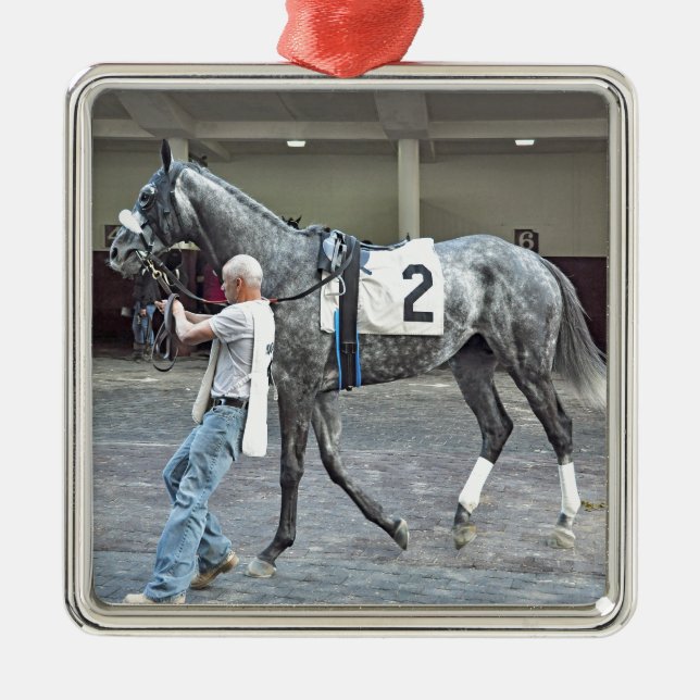 Mister Monolo Metal Ornament (Front)