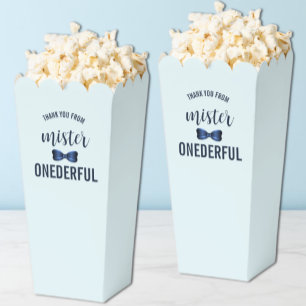 Mister Onederful Bow Tie 1st Birthday Favor Box