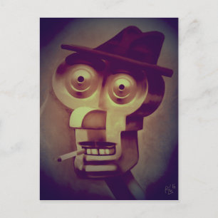 "Mister Robot" postcard