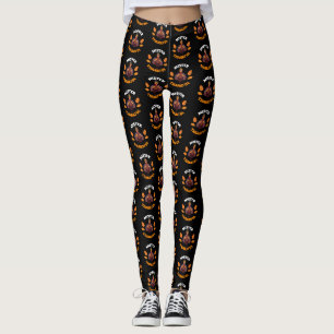 Mister Thankful Turkey Thanksgiving Leggings