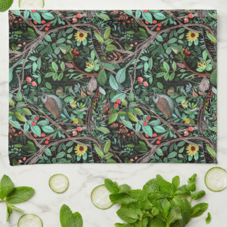 Misterious Forest Kitchen Towel