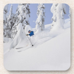 Mistie Fortin skis powder Coaster