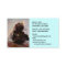 MISTING EVENING TRAIN ON RAILROAD ~BUSINESS CARDS!