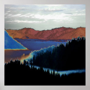 Misting morning fog..... poster