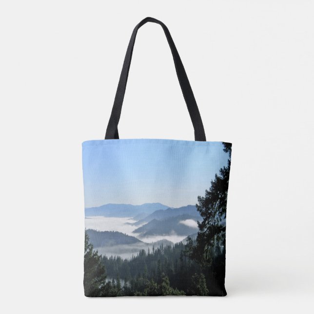 Misting Morning Fog.... Tote Bag (Back)