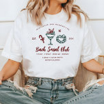 Mistletoe and Margaritas | Christmas Bachelorette T-Shirt<br><div class="desc">Get ready to jingle and mingle in this festive Mistletoe and Margaritas Christmas Bachelorette T-Shirt! Perfect for a cozy winter bachelorette party, this fun and trendy tee combines holiday cheer with bachelorette vibes. Featuring playful holiday-themed margarita glasses and mistletoe graphics, this shirt is a must-have for brides-to-be and their crew...</div>