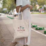 Mistletoe and Margaritas | Christmas Bachelorette Tote Bag<br><div class="desc">Celebrate your holiday bachelorette party in style with this festive "Mistletoe and Margaritas" tote bag! Perfect for carrying all your essentials, this stylish bag features playful illustrations of a margarita, mistletoe, and holiday decorations. Designed with vibrant colours and personalized text, this tote bag is ideal for winter bachelorette parties, bridal...</div>