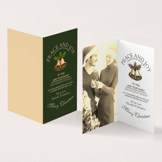 Mistletoe Bells Christmas Cards (Inside and Outside)